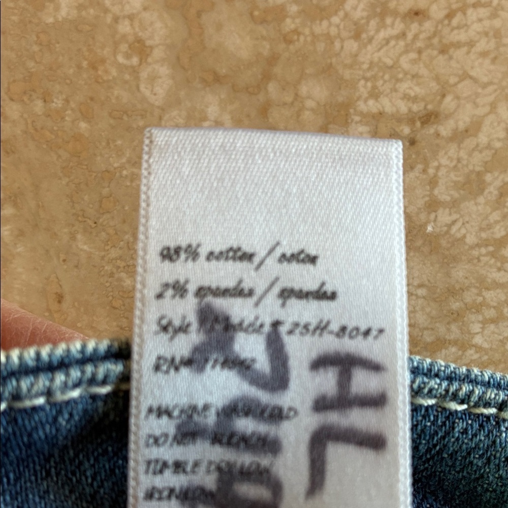 BLANK NYC Jean Shorts, Extreme Studded, Distressed/Destroyed. Vtg.  24 EUC - Picture 12 of 16